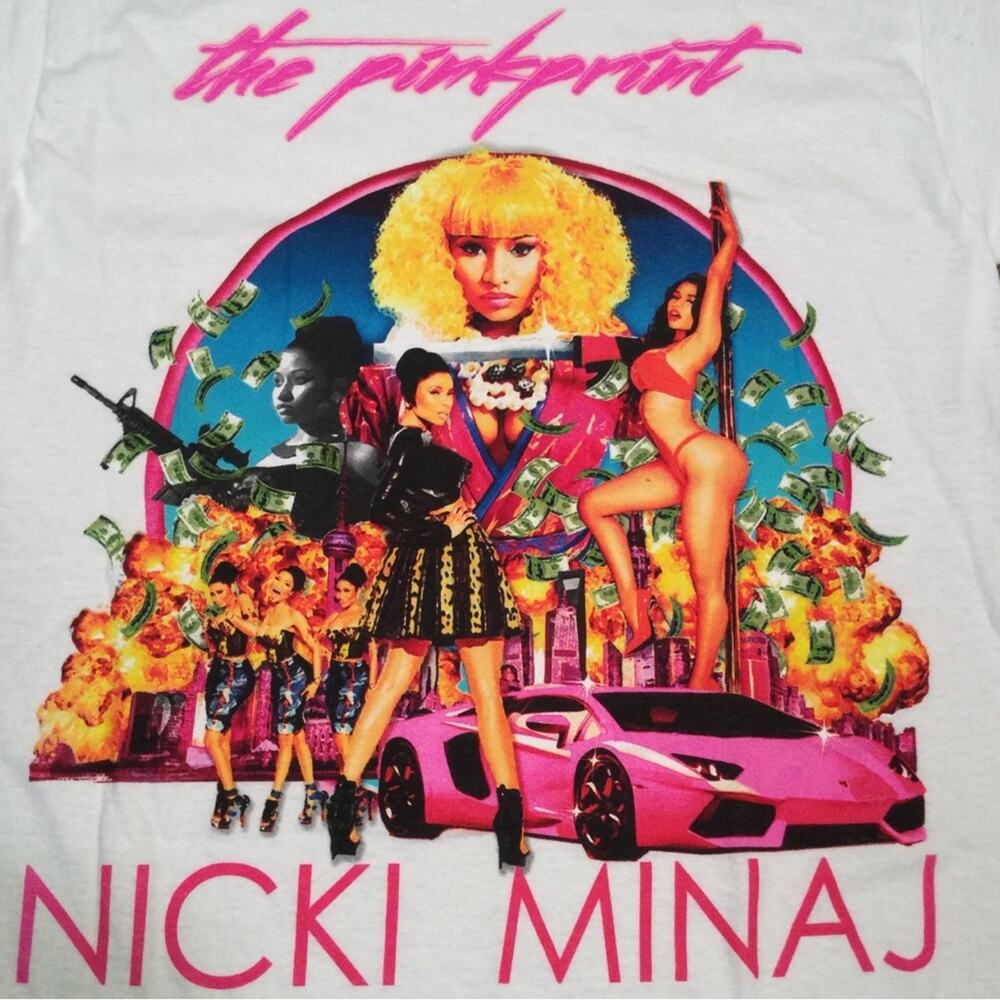 NICKI MINAJ Pinkprint Tour T-Shirt S